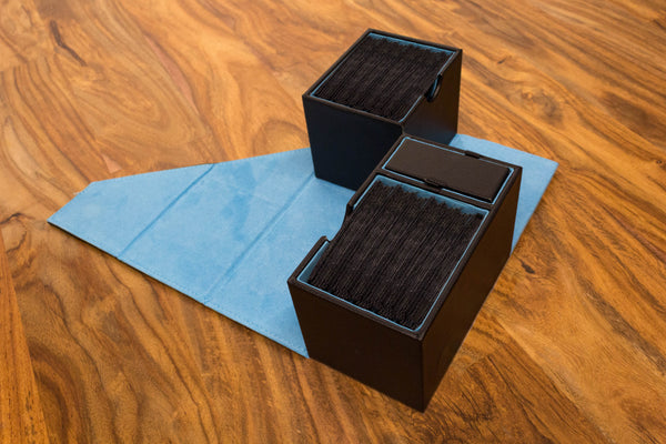 Slice 240 Card Deck Box Black Double Hinge 1