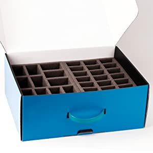 Miniatures Foam Storage Box Case | Configuration 2