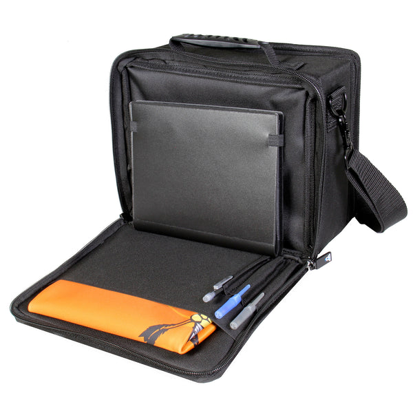 Pirate Lab Black Small Card Carrying Case Back Storage Pocket + Binder + Play Mat + Pen Storage